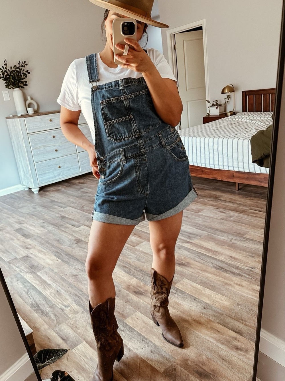Old Navy Dark Blue Denim Short Overalls